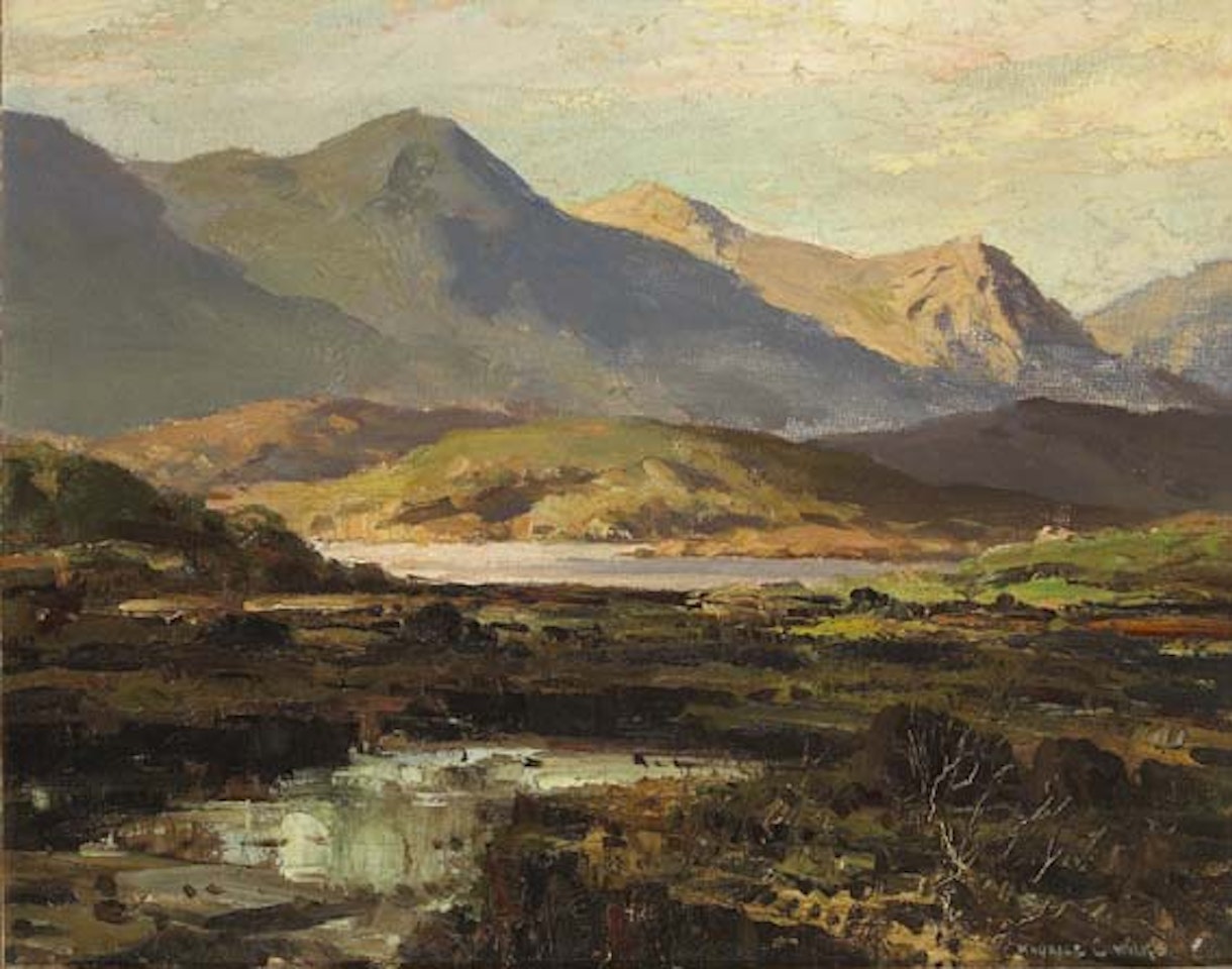 BEN LETTERY, BALLYNAHINCH, CONNEMARA by Maurice Canning Wilks