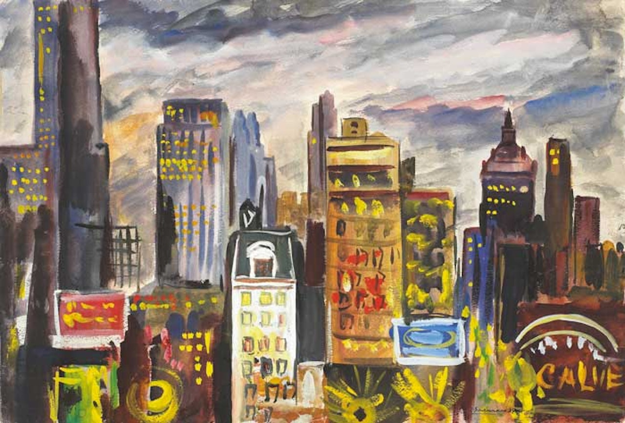 NEW YORK SKYLINE by Norah McGuinness
