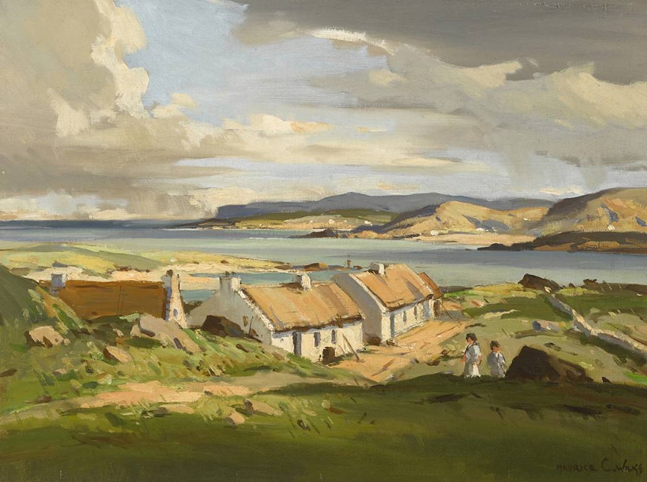 ON MULROY BAY, COUNTY DONEGAL by Maurice Canning Wilks
