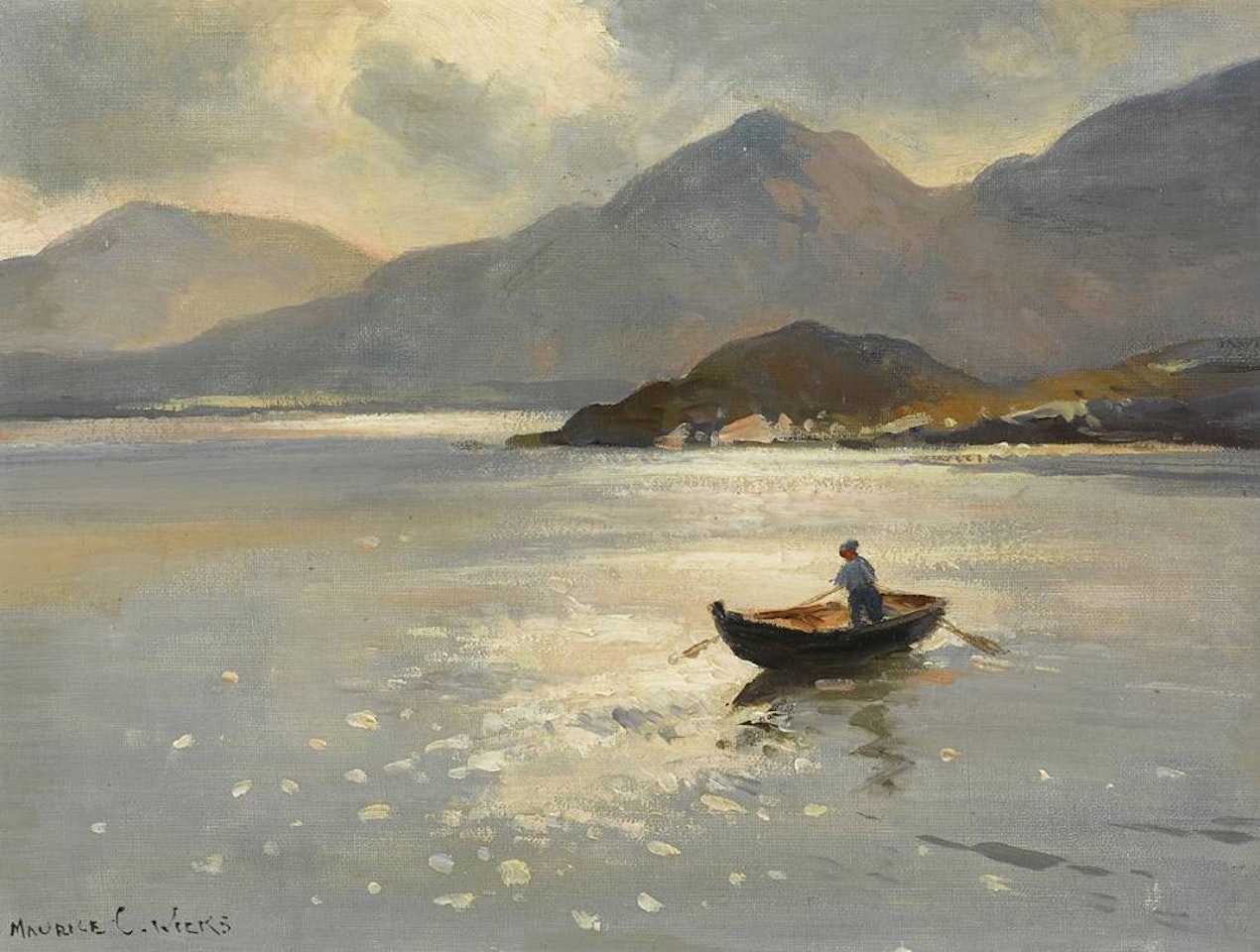 EVENING LIGHT, CONNEMARA by Maurice Canning Wilks