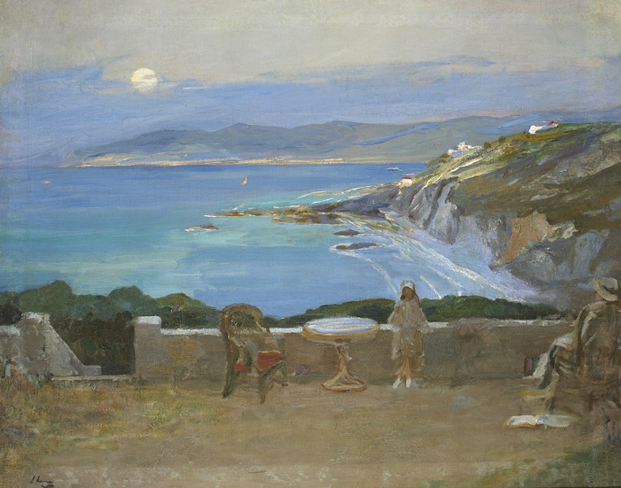 THE RISING MOON, TANGIER by John Lavery