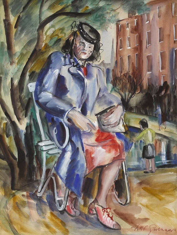 WAITING IN THE PARK by Norah McGuinness