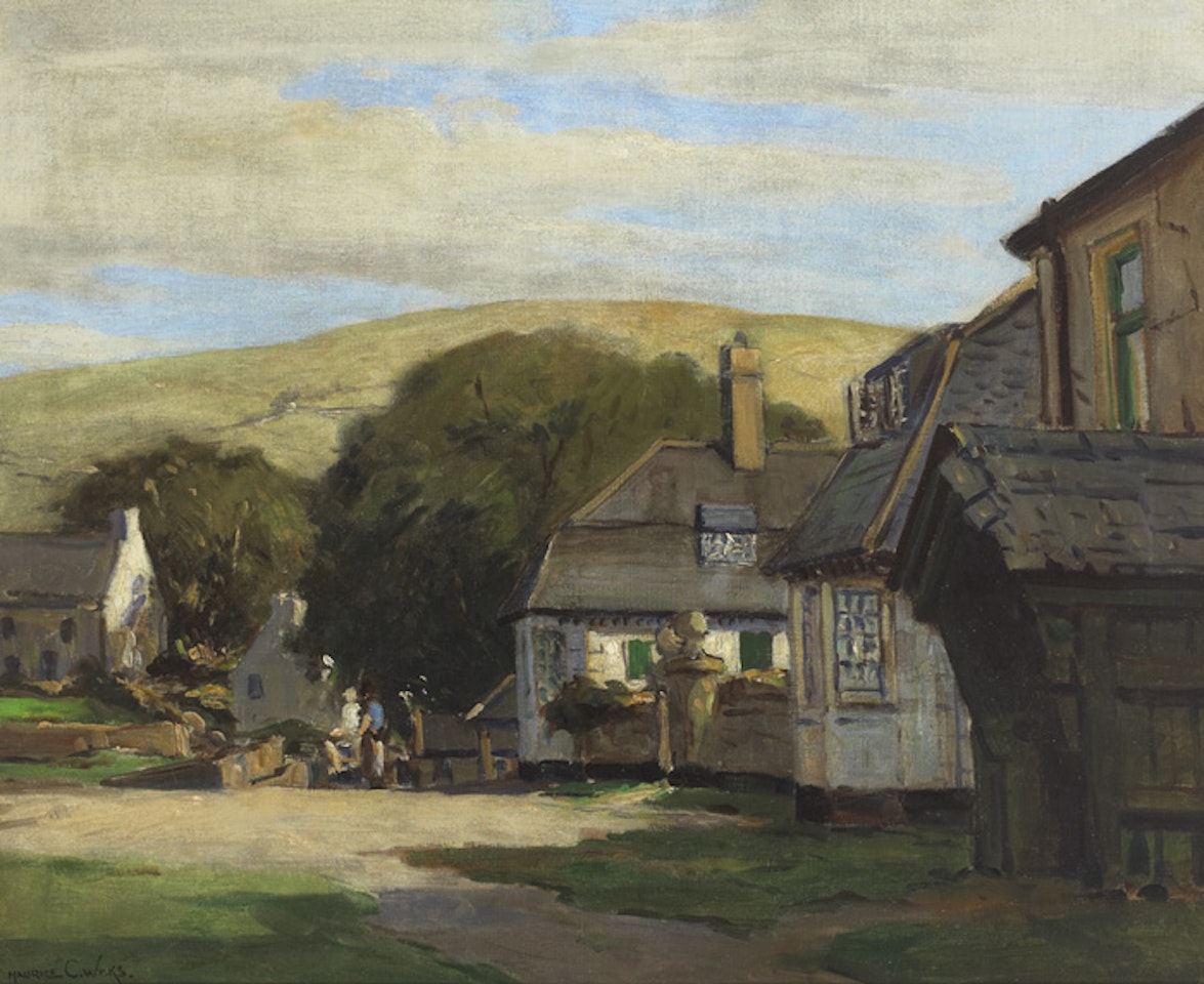 CUSHENDUN VILLAGE, COUNTY ANTRIM by Maurice Canning Wilks