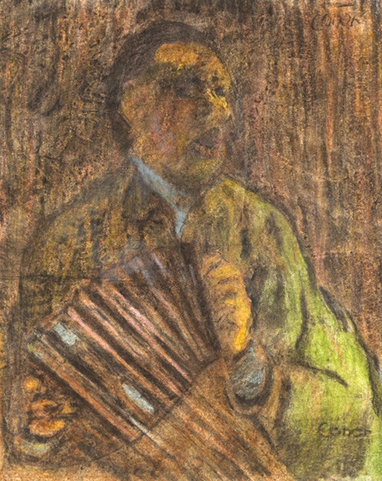 THE ACCORDION PLAYER by William Conor