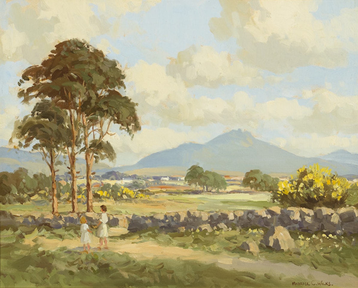 SPRING MORNING, KILKEEL, COUNTY DOWN by Maurice Canning Wilks