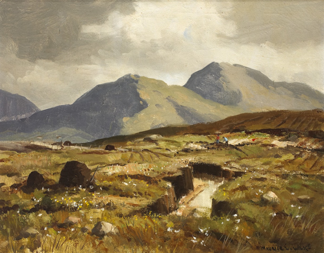 LANDSCAPE, COUNTY GALWAY by Maurice Canning Wilks