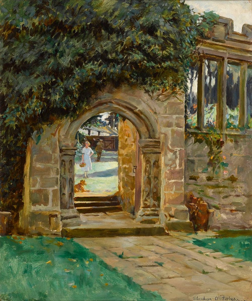 THE GARDEN GATE by Stanhope Alexander Forbes