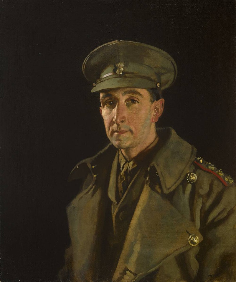 CAPTAIN ROBERT JOHN WOODS OF THE ROYAL INNISKILLING FUSILIERS by William Orpen