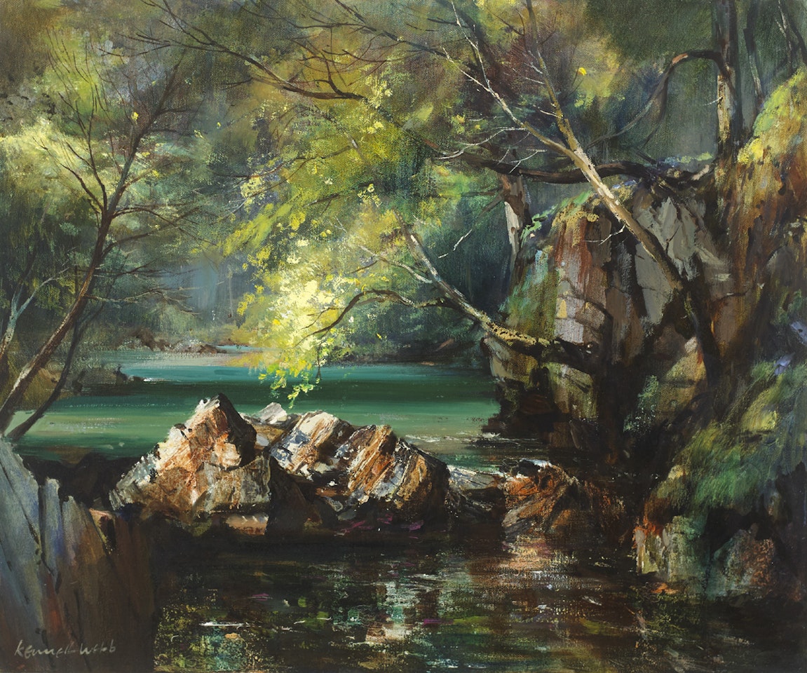 RIVER SCENE by Kenneth Webb