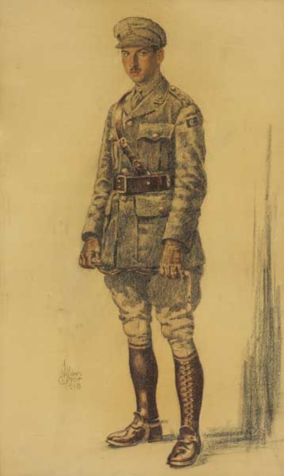 PORTRAIT OF AN OFFICER by William Conor