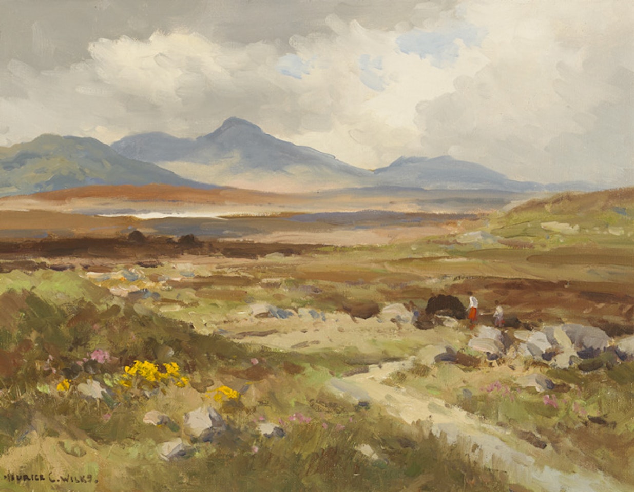 SPRING DAY, CONNEMARA by Maurice Canning Wilks
