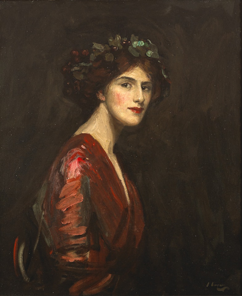 A BACCHANTE by John Lavery