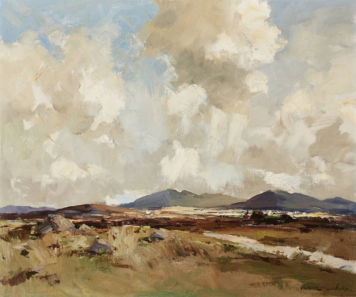 WINDY SKY, ROSSES COUNTRY, COUNTY DONEGAL by Maurice Canning Wilks