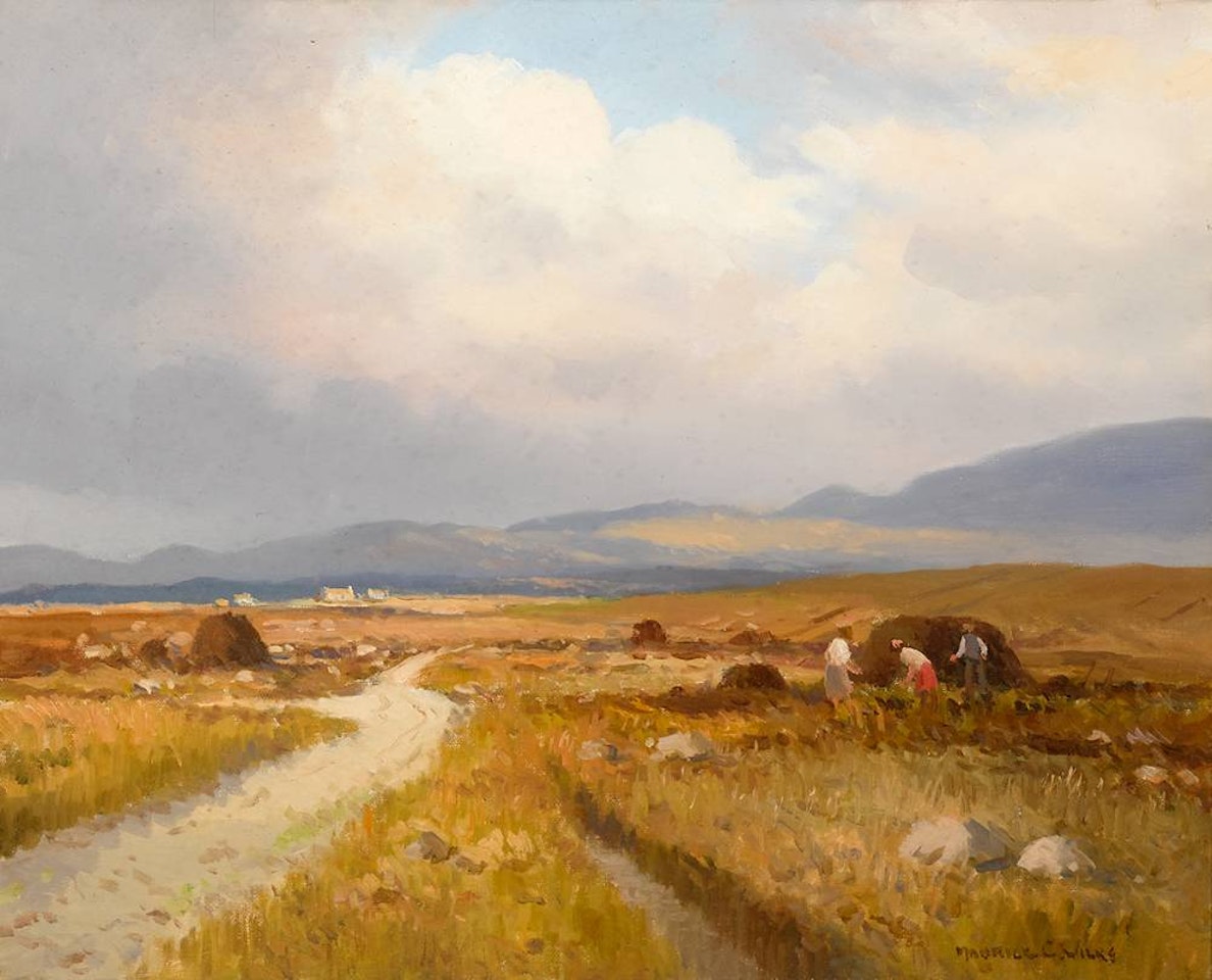BOGLAND, NEAR LACKAGH, COUNTY DONEGAL by Maurice Canning Wilks