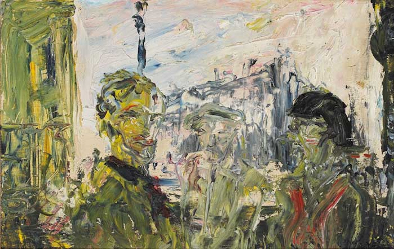THE STREET IN SHADOW by Jack Butler Yeats
