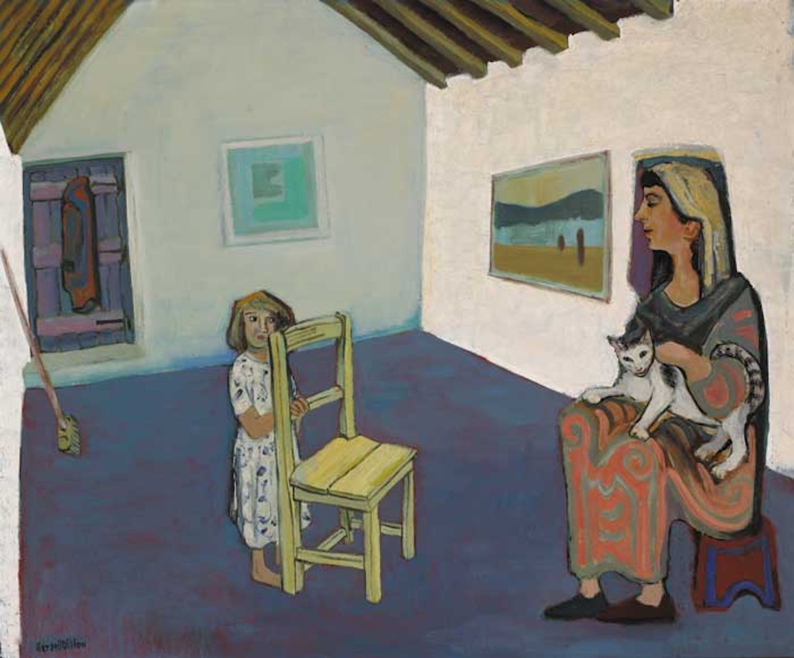 LITTLE GIRL"S WONDER by Gerard Dillon