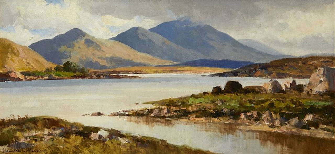 LOUGH FEE, CONNEMARA by Maurice Canning Wilks