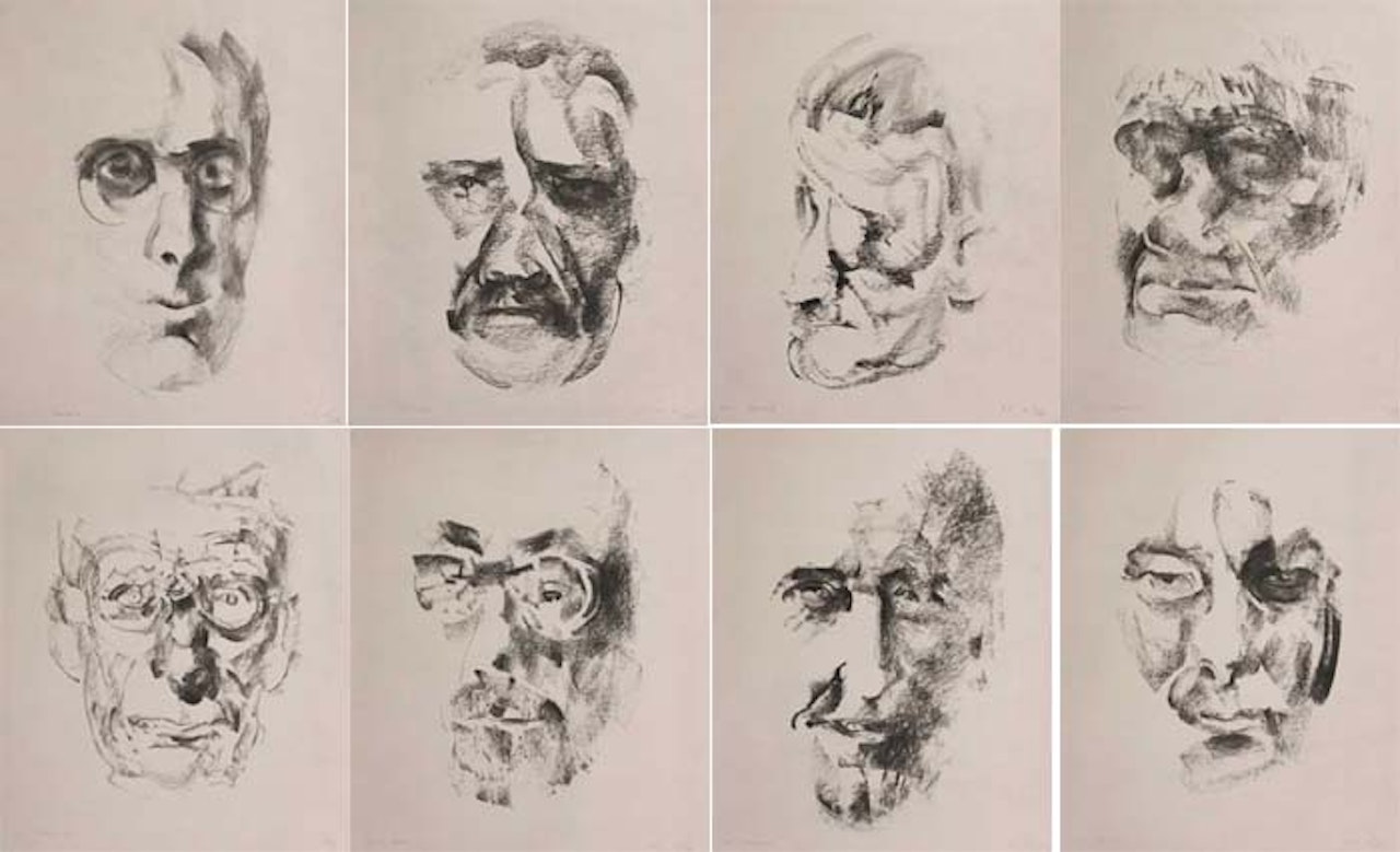 EIGHT IRISH WRITERS by Louis Le Brocquy