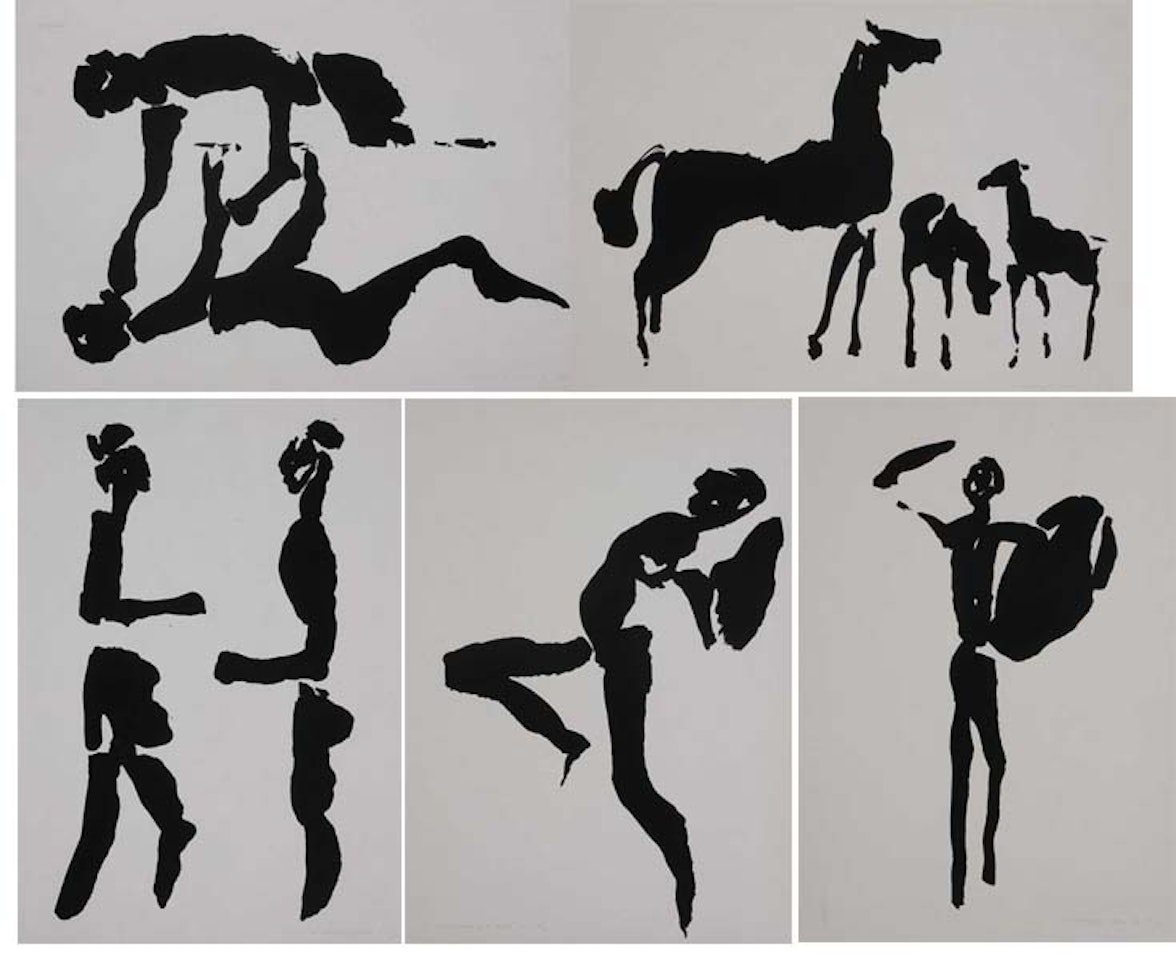 THE T¦IN - SET OF TWELVE by Louis Le Brocquy