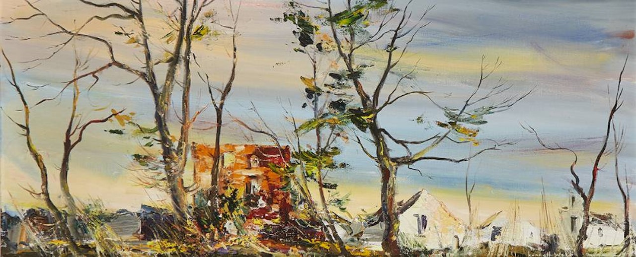 17TH CENTURY CASTLE AND FARM BUILDINGS, THE DEMESNE, CARRICKFERGUS, COUNTY ANTRIM by Kenneth Webb