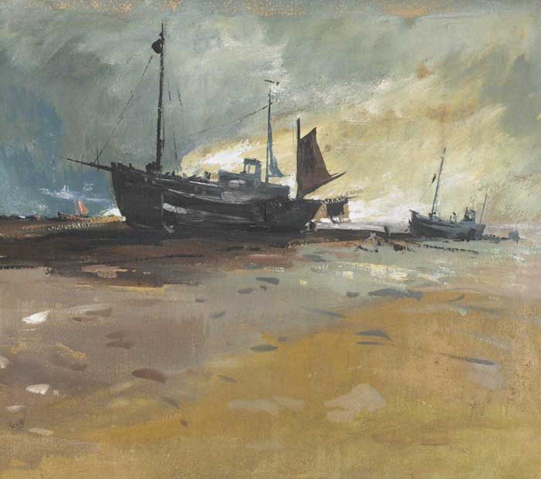 TWO FISHING BOATS by Kenneth Webb