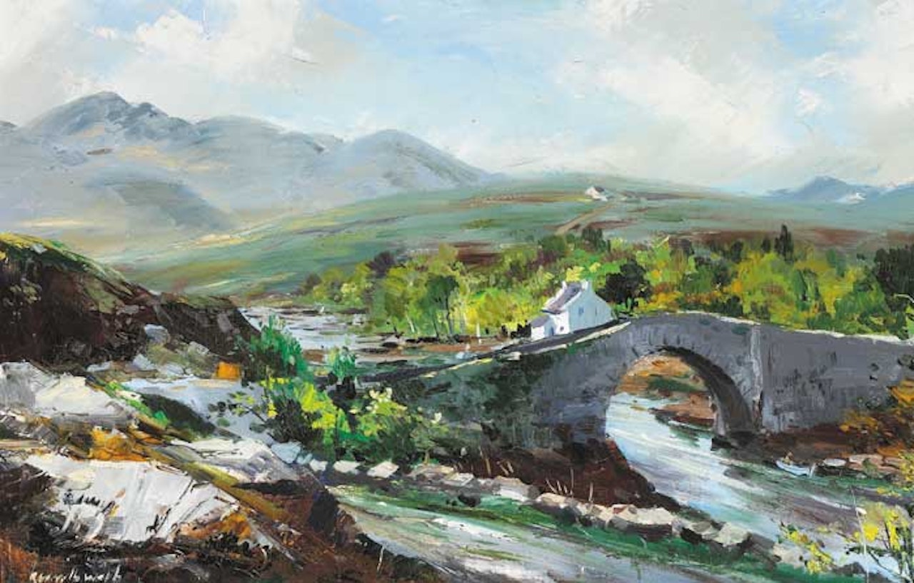 LACKAGH BRIDGE, COUNTY DONEGAL by Kenneth Webb