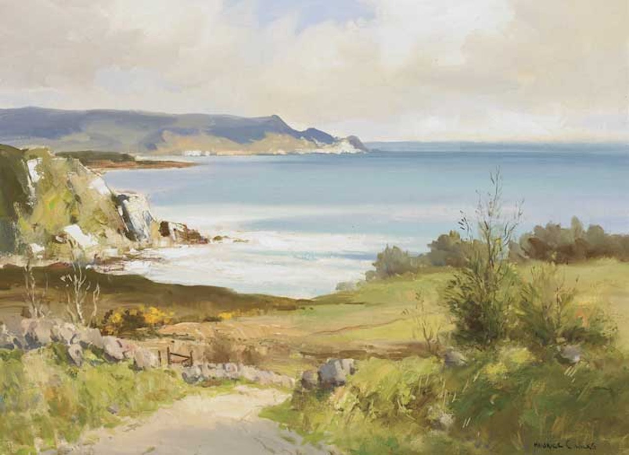 ANTRIM COAST AT DRUMNAGREAGH by Maurice Canning Wilks