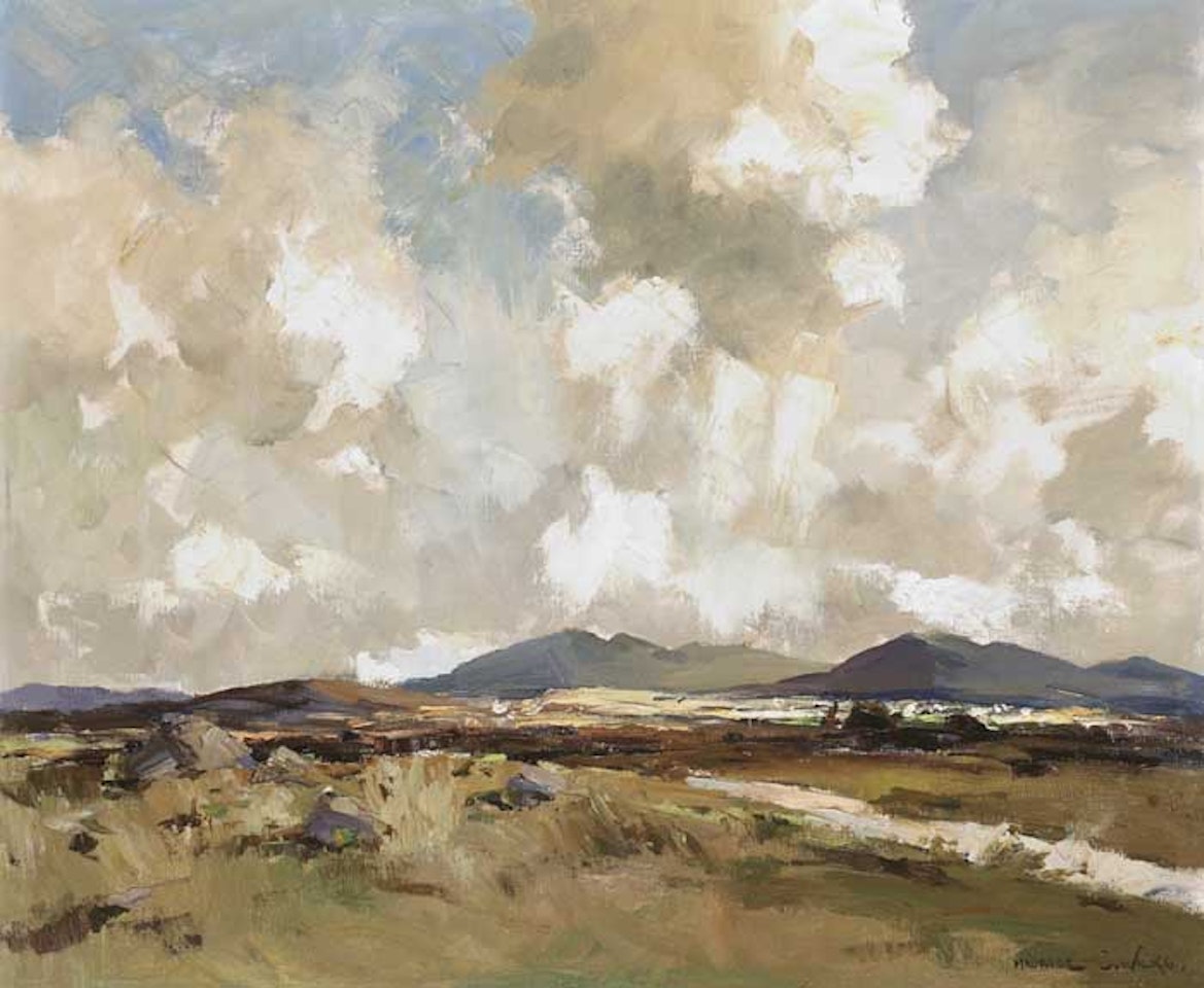 WINDY SKY, ROSSES COUNTRY, COUNTY DONEGAL by Maurice Canning Wilks