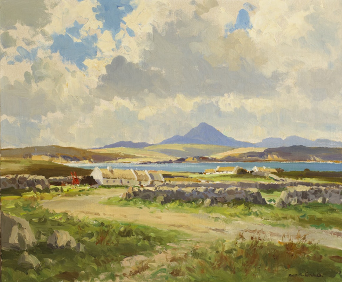 ERRIGAL FROM THE ROSSES, COUNTY DONEGAL by Maurice Canning Wilks