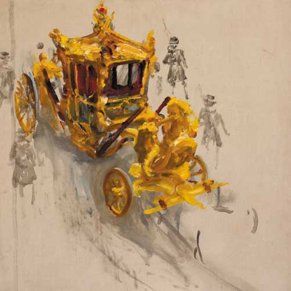 THE CORONATION COACH by John Lavery
