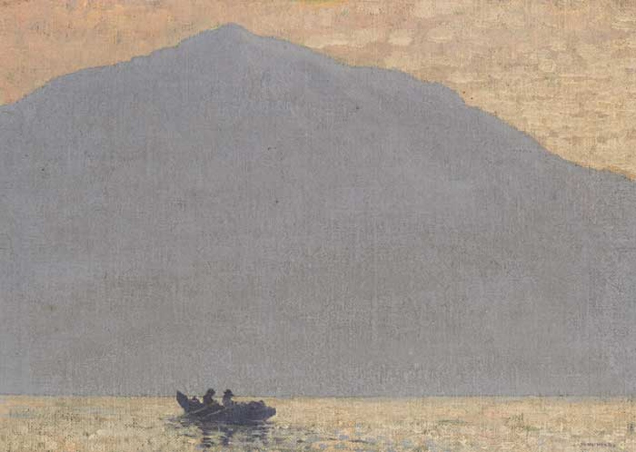 LOBSTER FISHERMEN OFF ACHILL by Paul Henry