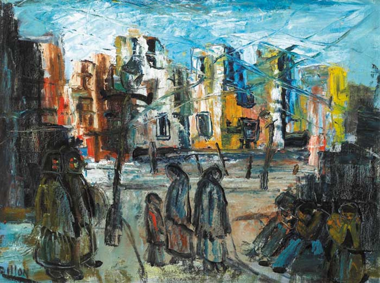 BELFAST AFTER THE BLITZ by Gerard Dillon