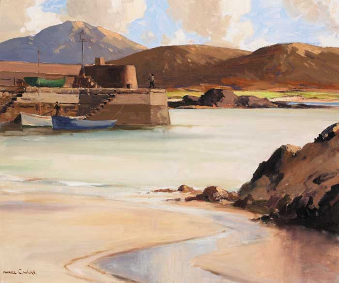 MALIN HARBOUR, COUNTY DONEGAL by Maurice Canning Wilks