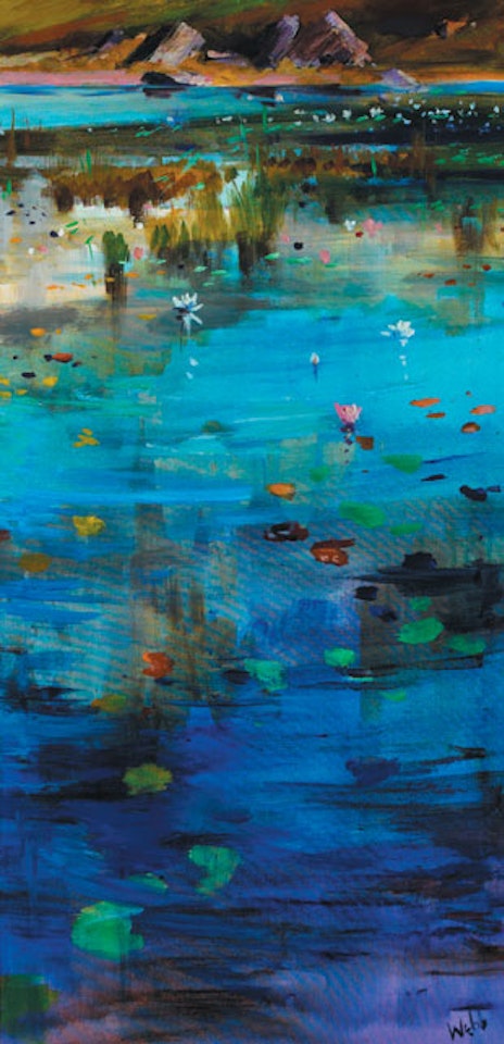 GARDEN AT DUSK by Kenneth Webb