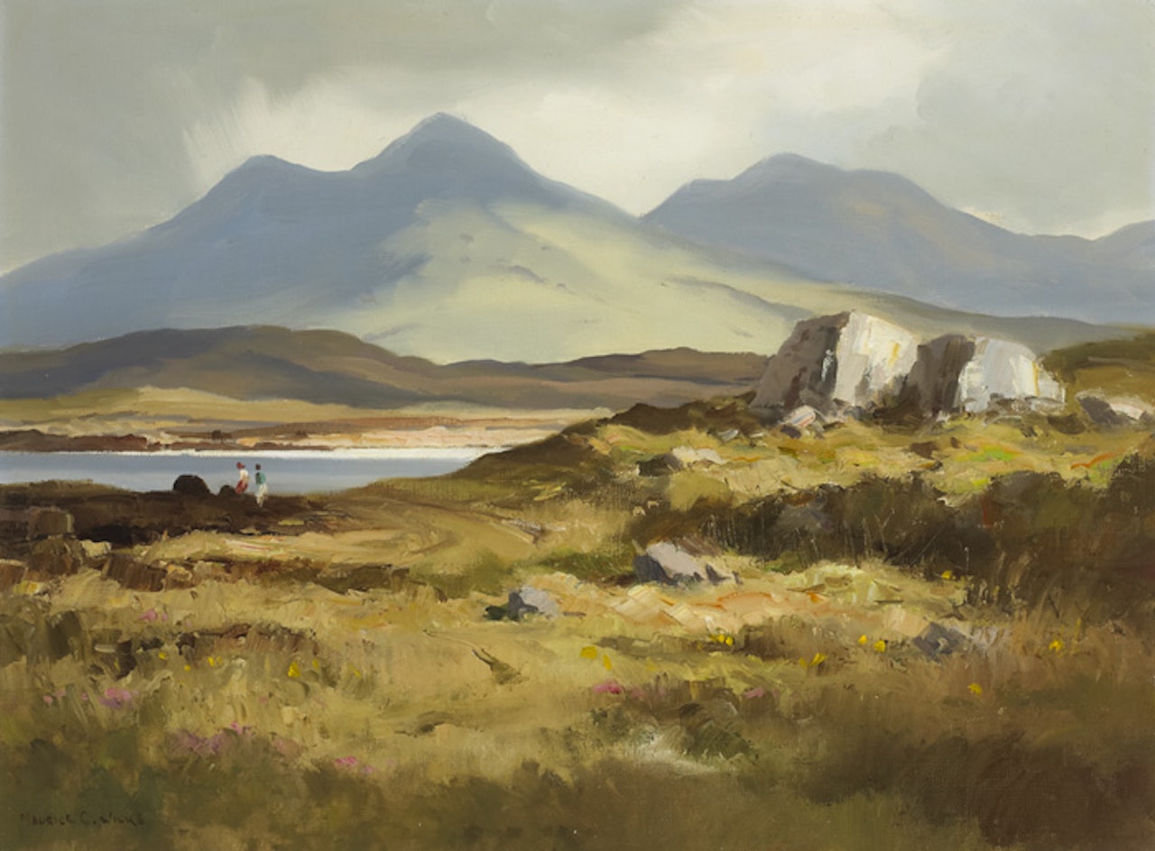 WESTERN LANDSCAPE, CONNEMARA by Maurice Canning Wilks