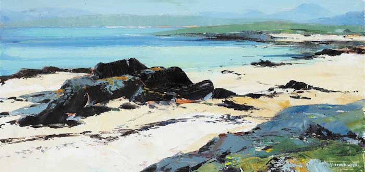 ROCKS ON A BEACH by Kenneth Webb