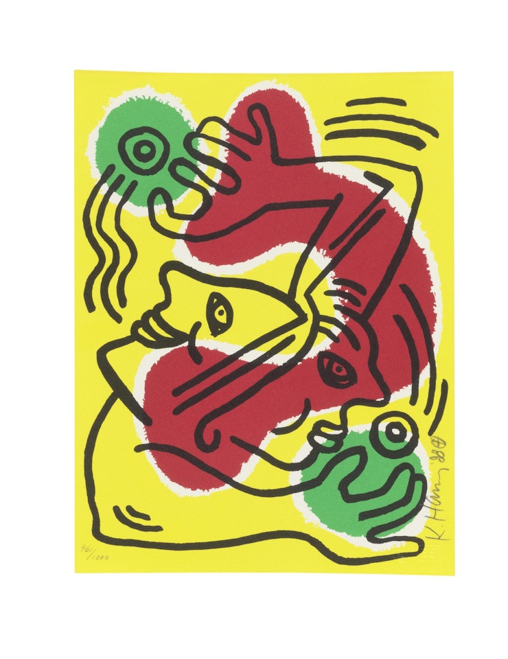International Volunteer Day (Littmann p. 93) by Keith Haring