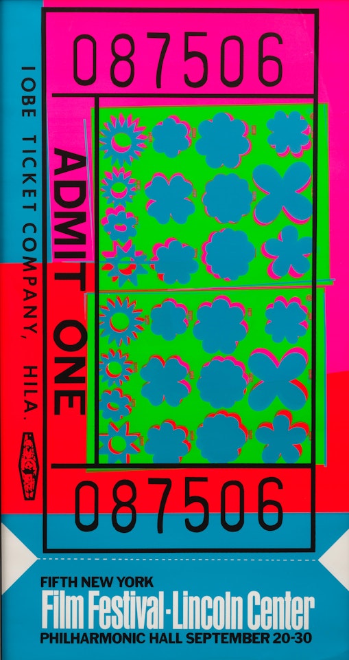 Lincoln Center Ticket (Feldman & Schellmann II.19) by Andy Warhol