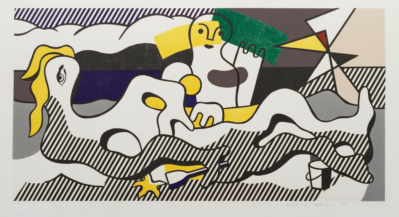 At the Beach, from Surrealist Series (Corlett 156) by Roy Lichtenstein