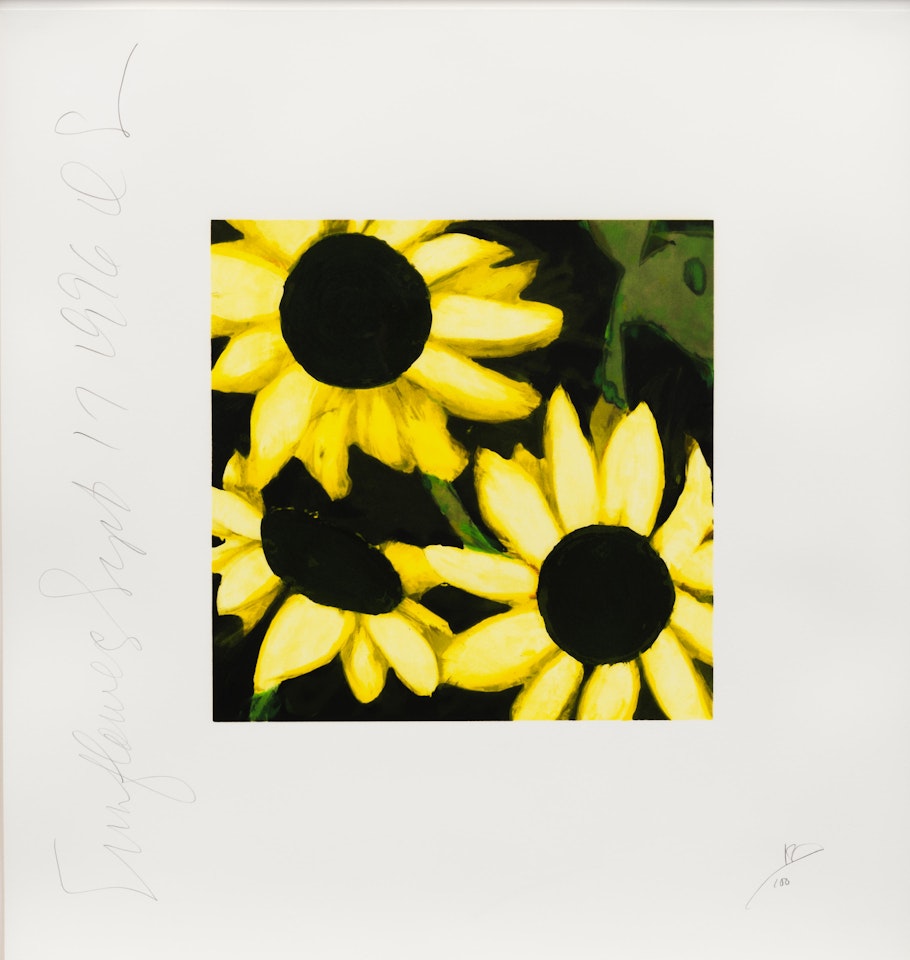 Sunflowers, September 17, 1996 , 1996 by Donald Sultan