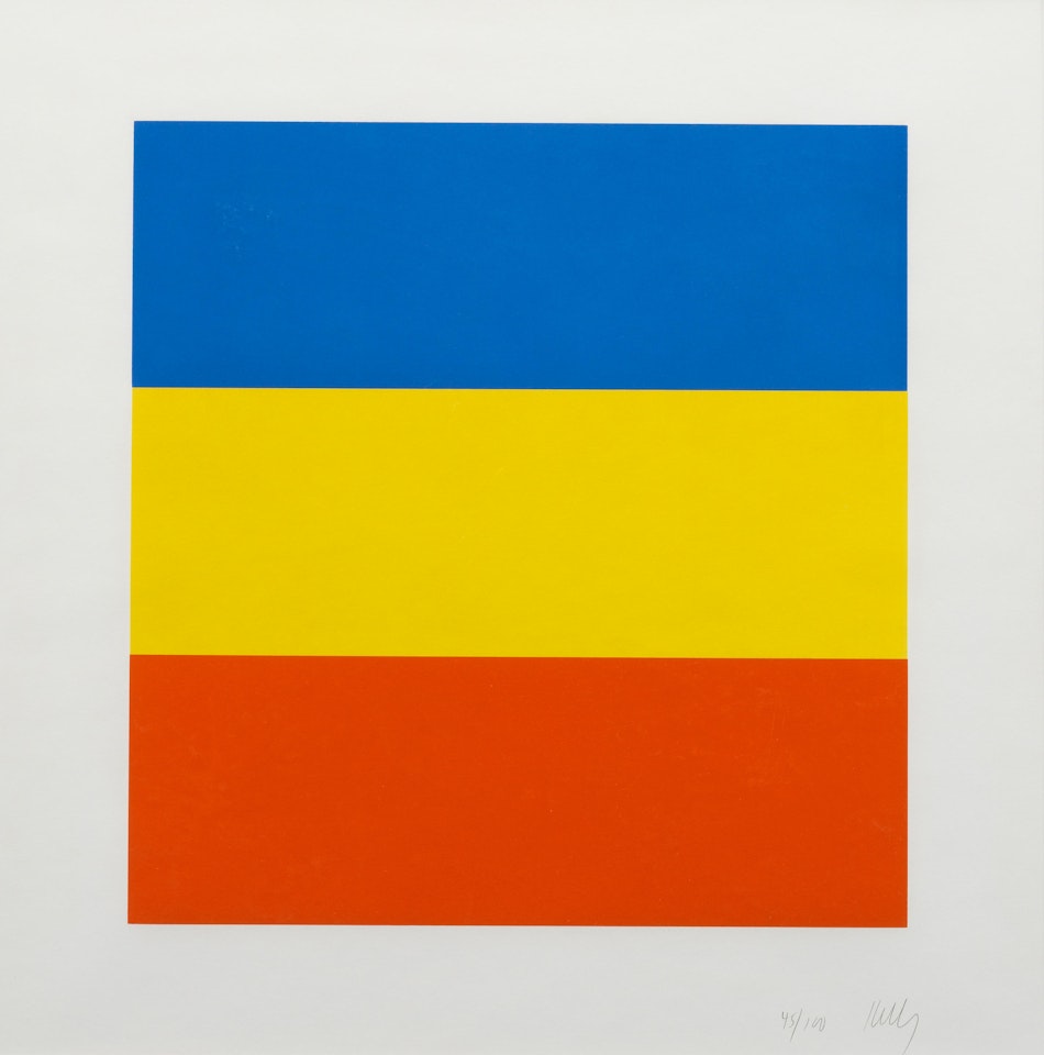 Blue Yellow Red (Axsom 91) by Ellsworth Kelly