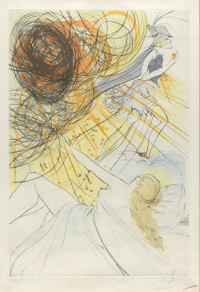 Homage to Mercury (Field 73-15) by Salvador Dali