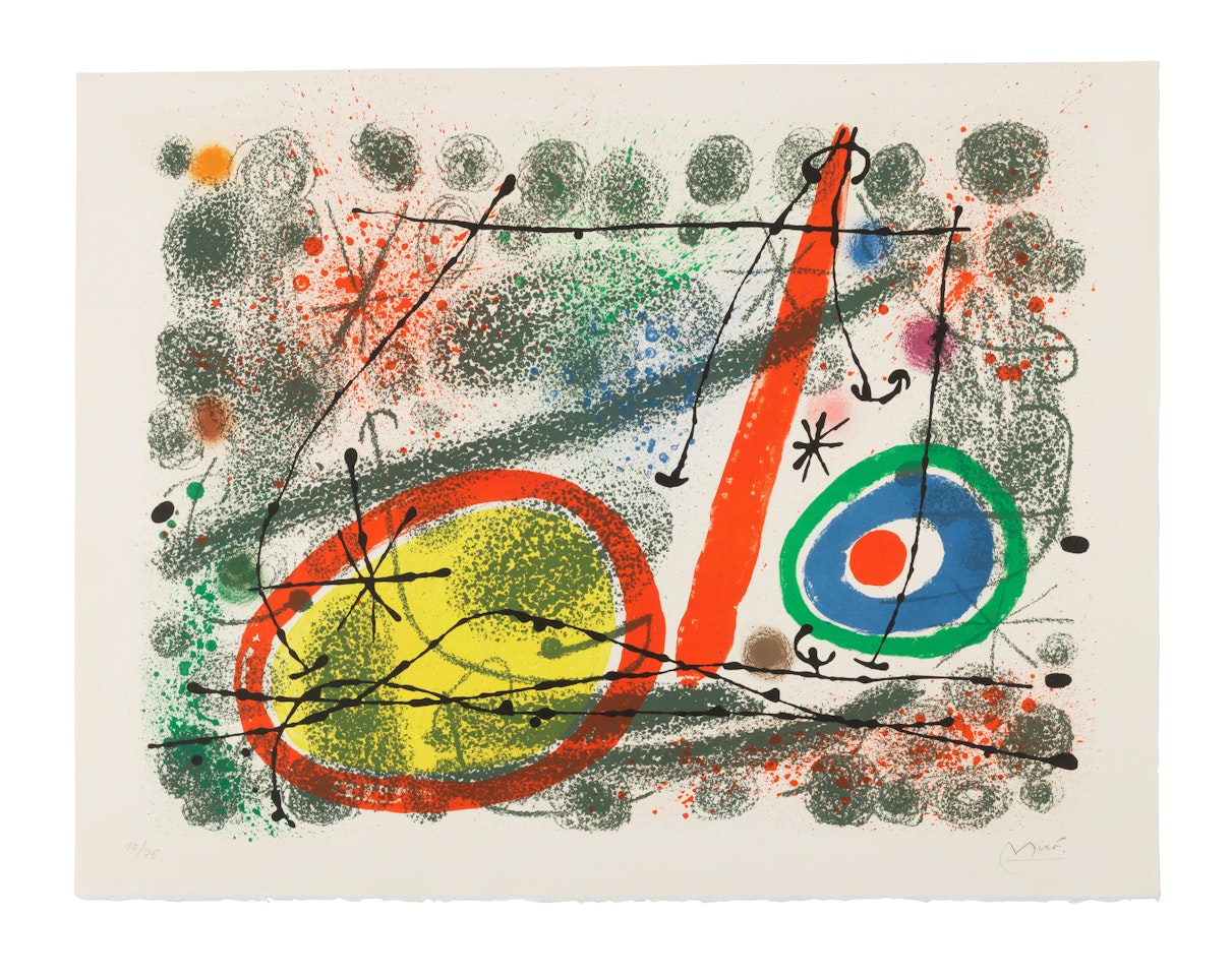 Cartones (Mourlot 453) by Joan Miró