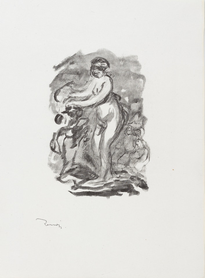 Femme au cep de vigne, 1re variante (Delteil/Stella 45) by Pierre-Auguste Renoir