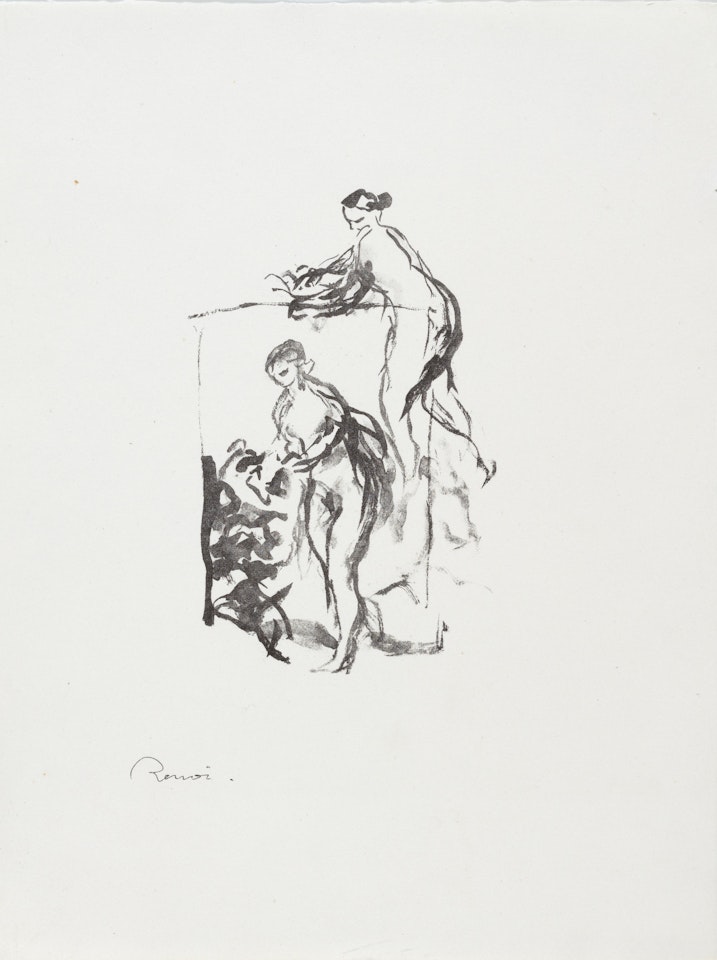 Femme au cep de vigne, 3e variante (Delteil/Stella 47) by Pierre-Auguste Renoir