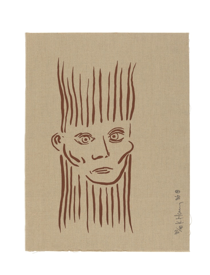 Portrait of Joseph Beuys (Littmann p. 60-61) by Keith Haring