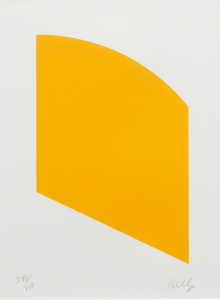 Orange (Axsom 309) by Ellsworth Kelly