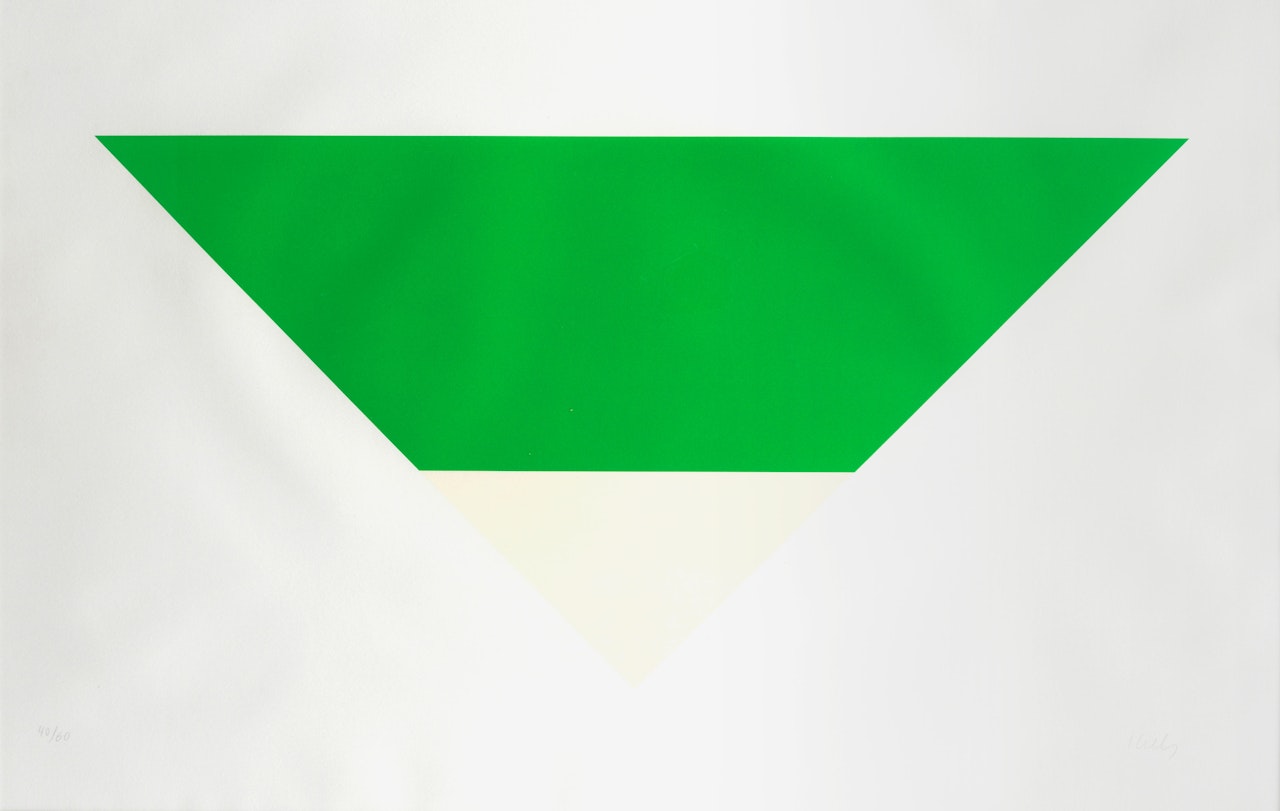 Green White (Axsom 81; Gemini 340) by Ellsworth Kelly