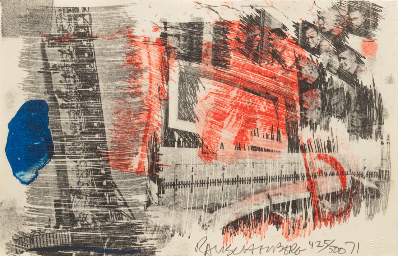 Sub-Total, from Stoned Moon Series (Gemini 429) by Robert Rauschenberg
