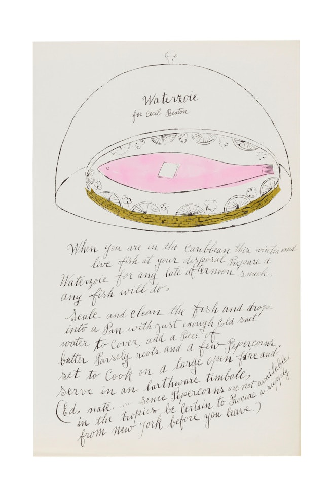 Waterzoie, from Wild Raspberries (Feldman & Schellmann IV.131A) by Andy Warhol